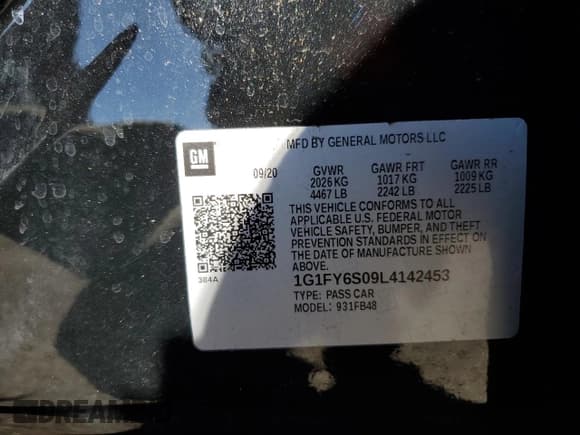 ✅ 2020 Chevrolet Bolt EV LT • VIN: 1G1FY6S09L4142453 • Lot: 87912185. Wystawiony na Copart z przebiegiem 50 922 mil. Bezpłatny archiwum sprzedaży aukcyjnych z USA i szczegółowy raport historii pojazdu na DreamBid. Zdjęcie 12.