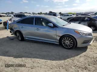 2015 Hyundai Sonata Limited с VIN 5NPE34AF0FH052974, выставлен на аукционе Copart как лот 80310565 с пробегом 153 457 миль миль и Списание • Salvage title. История ставок и продаж доступна на DreamBid. Изображение 4.