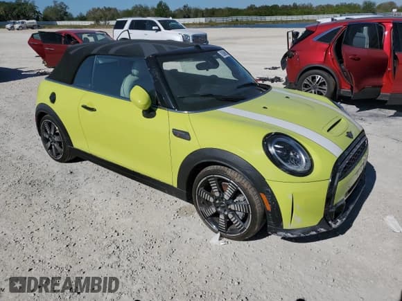 ✅ 2023 MINI Convertible Cooper S • VIN: WMW43DL08P3P98331 • Lot: 83066204. Listed on Copart with Not provided. Free auction sales archive from the USA and detailed vehicle history report at DreamBid. Image 4.