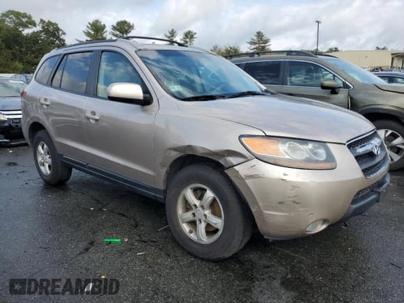 ✅ 2007 Hyundai Santa Fe GLS • VIN: 5NMSG73D17H032977 • Lot: 74603004. Listed on Copart with 180,052 mi. Free auction sales archive from the USA and detailed vehicle history report at DreamBid. Image 4.