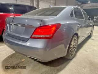 2014 Hyundai Equus Signature z VIN KMHGH4JH1EU084232, wystawiony jako Copart lot #57126355 z przebiegiem 146 902 mil mil oraz Szkoda całkowita • Salvage title. Historia ofert i sprzedaży dostępna na DreamBid. Obrazek 4.
