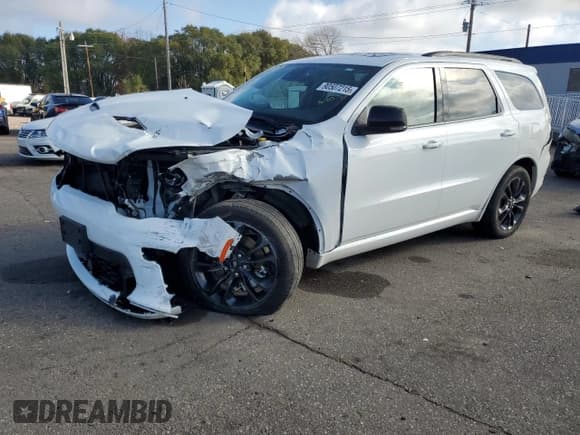 ✅ 2023 Dodge Durango GT Plus • VIN: 1C4RDJDG4PC615927 • Lot: 90507215. Wystawiony na Copart z przebiegiem 34 325 mil. Bezpłatny archiwum sprzedaży aukcyjnych z USA i szczegółowy raport historii pojazdu na DreamBid. Zdjęcie 1.