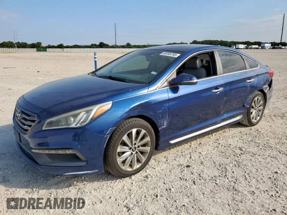 2017 Hyundai Sonata Sport with VIN 5NPE34AF7HH502980, listed as a Copart auction lot 69399755 with 51,213 mi miles and Salvage title. Bid and sale history available at DreamBid. Image 1.