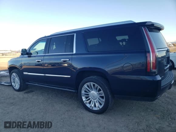 ✅ 2018 Cadillac Escalade ESV Platinum • VIN: 1GYS3KKJXJR274153 • Lot: 87194124. Listed on Copart with 84,381 mi. Free auction sales archive from the USA and detailed vehicle history report at DreamBid. Image 2.