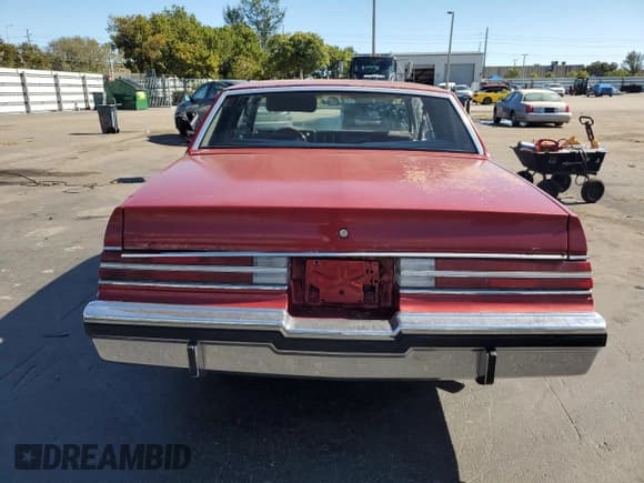 ✅ 1983 Buick Regal Limited • VIN: 1G4AM47A1DH963801 • Lot: 42805055. Listed on Copart with 163,296 mi. Free auction sales archive from the USA and detailed vehicle history report at DreamBid. Image 6.