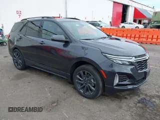 ✅ 2022 Chevrolet Equinox RS • VIN: 2GNAXWEV0N6153975 • Lot: 43385632. Listed on IAAI with 30,451 mi. Free auction sales archive from the USA and detailed vehicle history report at DreamBid. Image 1.