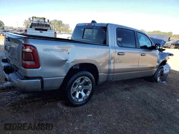 2022 Ram 1500 Lone Star with VIN 1C6SRFFT6NN410323, listed as a Copart auction lot 81142644 with 79,311 mi miles and Salvage title. Bid and sale history available at DreamBid. Image 3.