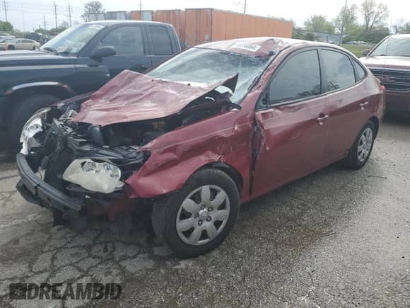 2007 Hyundai Elantra GLS z VIN KMHDU46D27U029019, wystawiony jako Copart lot #50516064 z przebiegiem Nie podano mil oraz Szkoda całkowita • Salvage title. Historia ofert i sprzedaży dostępna na DreamBid. Obrazek 1.