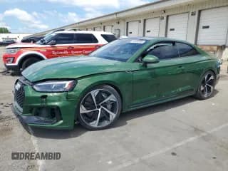 ✅ 2018 Audi RS 5 • VIN: WUAPWAF54JA902087 • Lot: 63082555. Listed on Copart with 53,274 mi. Free auction sales archive from the USA and detailed vehicle history report at DreamBid. Image 1.