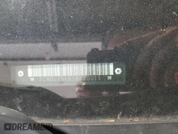 ✅ 2005 Chevrolet Equinox LT • VIN: 2CNDL73F856040015 • Лот: 60856045. Опубликован ранее на Copart с пробегом 104 955 миль. Бесплатный доступ к архиву аукционных продаж из США и подробный отчёт об истории автомобиля на DreamBid. Изображение 13.