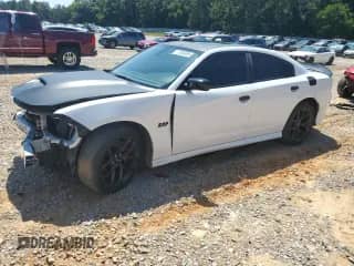 2019 Dodge Charger R/T with VIN 2C3CDXCT4KH633104, listed as a Copart auction lot 71366685 with 140,668 mi miles and Salvage title. Bid and sale history available at DreamBid. Image 1.