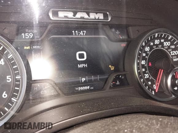 ✅ 2025 Ram 1500 Big Horn • VIN: 1C6RRFFG8SN544022 • Лот: 42120138. Опубликован ранее на IAAI с пробегом 26 084 миль. Бесплатный доступ к архиву аукционных продаж из США и подробный отчёт об истории автомобиля на DreamBid. Изображение 7.