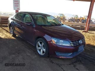 ✅ 2012 Volkswagen Passat SE • VIN: 1VWBN7A35CC087325 • Lot: 43887741. Listed on IAAI with 116,861 mi. Free auction sales archive from the USA and detailed vehicle history report at DreamBid. Image 1.