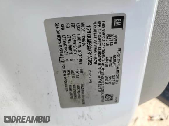 ✅ 2010 Chevrolet Suburban LT • VIN: 1GNZKMEG3AR163762 • Lot: 42917385. Wystawiony na Copart z przebiegiem 193 939 mil. Bezpłatny archiwum sprzedaży aukcyjnych z USA i szczegółowy raport historii pojazdu na DreamBid. Zdjęcie 13.