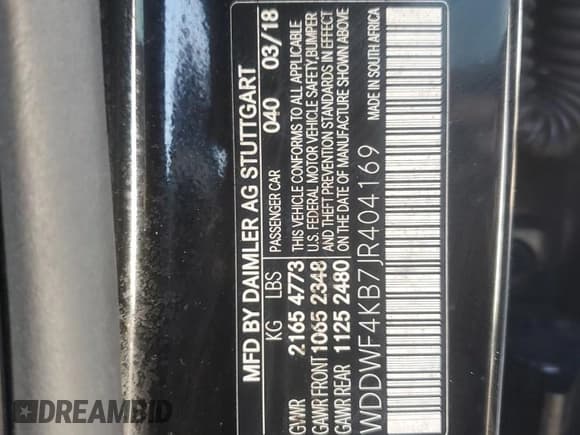 ✅ 2018 Mercedes-Benz C 300 • VIN: WDDWF4KB7JR404169 • Lot: 89869975. Wystawiony na Copart z przebiegiem 140 265 mil. Bezpłatny archiwum sprzedaży aukcyjnych z USA i szczegółowy raport historii pojazdu na DreamBid. Zdjęcie 12.