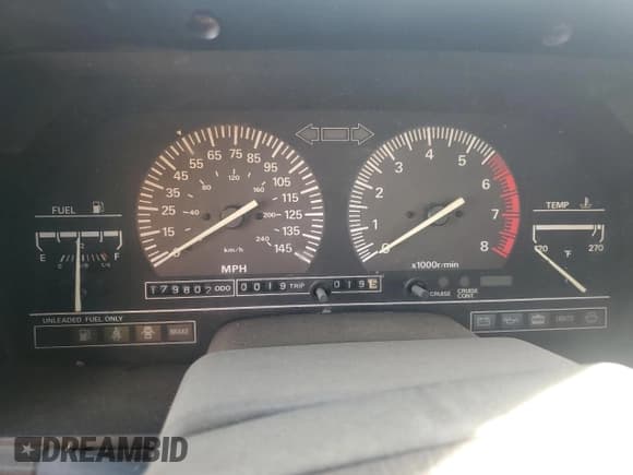 ✅ 1989 Nissan 300ZX • VIN: JN1HZ14S9KX290648 • Лот: 68129905. Опубликован ранее на Copart с пробегом 179 802 миль. Бесплатный доступ к архиву аукционных продаж из США и подробный отчёт об истории автомобиля на DreamBid. Изображение 9.