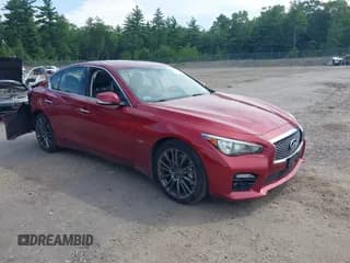 ✅ 2016 Infiniti Q50 Red Sport 400 • VIN: JN1FV7AR0GM450657 • Lot: 42806869. Listed on IAAI with 54,068 mi. Free auction sales archive from the USA and detailed vehicle history report at DreamBid. Image 1.