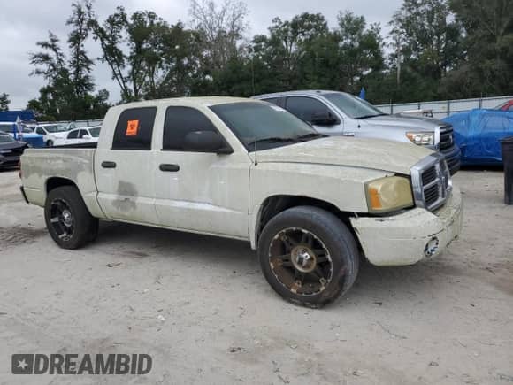 2005 Dodge Dakota SLT with VIN 1D7HE48N85S165422, listed as a Copart auction lot 79290624 with Not provided miles and Clean title. Bid and sale history available at DreamBid. Image 4.