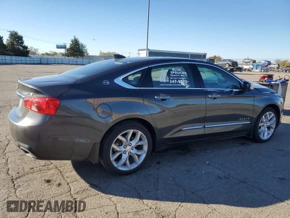 ✅ 2019 Chevrolet Impala Premier • VIN: 2G1105S31K9110498 • Лот: 90868405. Опубликован ранее на Copart с пробегом 135 157 миль. Бесплатный доступ к архиву аукционных продаж из США и подробный отчёт об истории автомобиля на DreamBid. Изображение 3.