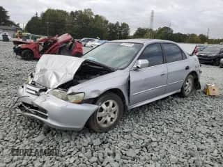 2001 Honda Accord EX с VIN 1HGCG55661A129070, выставлен на аукционе Copart как лот 82315975 с пробегом Не указан миль и Списание • Salvage title. История ставок и продаж доступна на DreamBid. Изображение 1.