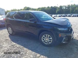 ✅ 2023 Chevrolet Traverse LS • VIN: 1GNERFKW9PJ207255 • Lot: 43181516. Wystawiony na IAAI z przebiegiem 21 877 mil. Bezpłatny archiwum sprzedaży aukcyjnych z USA i szczegółowy raport historii pojazdu na DreamBid. Zdjęcie 1.