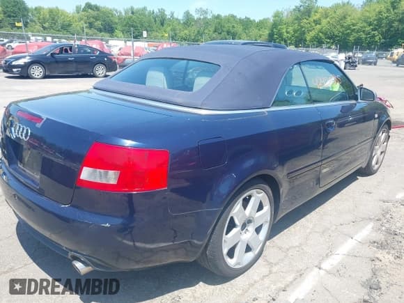 ✅ 2005 Audi S4 • VIN: WUARL48H35K902107 • Lot: 42420385. Listed on IAAI with 168,015 mi. Free auction sales archive from the USA and detailed vehicle history report at DreamBid. Image 4.