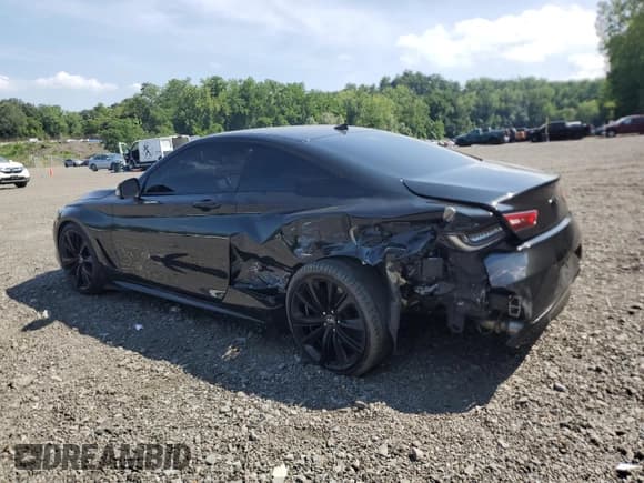 ✅ 2019 Infiniti Q60 Red Sport 400 • VIN: JN1FV7EL8KM440814 • Lot: 66179465. Listed on Copart with 56,329 mi. Free auction sales archive from the USA and detailed vehicle history report at DreamBid. Image 2.