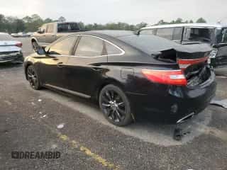 2013 Hyundai Azera with VIN KMHFH4JG8DA277190, listed as a Copart auction lot 79872954 with 222,832 mi miles and Salvage title. Bid and sale history available at DreamBid. Image 2.