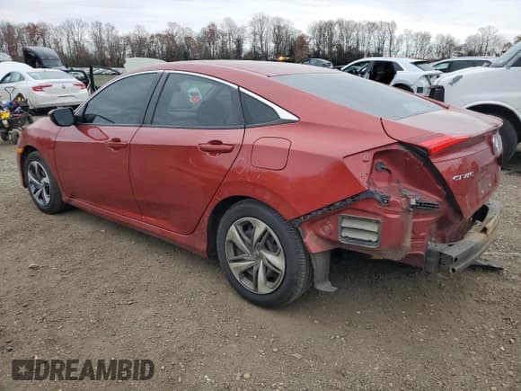 ✅ 2019 Honda Civic LX • VIN: 2HGFC2F61KH526145 • Lot: 93115525. Wystawiony na Copart z przebiegiem 126 776 mil. Bezpłatny archiwum sprzedaży aukcyjnych z USA i szczegółowy raport historii pojazdu na DreamBid. Zdjęcie 2.