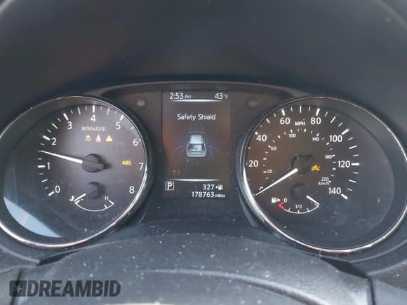 ✅ 2017 Nissan Rogue SL • VIN: JN8AT2MV0HW284837 • Lot: 41137097. Listed on IAAI with 178,763 mi. Free auction sales archive from the USA and detailed vehicle history report at DreamBid. Image 7.