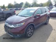 ✅ 2019 Honda CR-V EX-L • VIN: 7FARW2H81KE015076 • Lot: 43279885. Listed on IAAI with 136,663 mi. Free auction sales archive from the USA and detailed vehicle history report at DreamBid. Image 2.