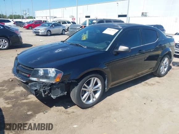 ✅ 2013 Dodge Avenger SE V6 • VIN: 1C3CDZAG2DN757206 • Лот: 43417475. Опубликован ранее на IAAI с пробегом 85 221 миль. Бесплатный доступ к архиву аукционных продаж из США и подробный отчёт об истории автомобиля на DreamBid. Изображение 2.