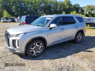 2024 Hyundai Palisade Limited with VIN KM8R5DGE2RU674640, listed as a Copart auction lot 70155865 with 19,875 mi miles and Salvage title. Bid and sale history available at DreamBid. Image 1.