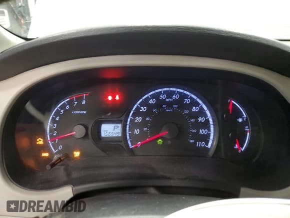 ✅ 2013 Toyota Sienna LE • VIN: 5TDJK3DCXDS067941 • Lot: 91942445. Listed on Copart with 156,549 mi. Free auction sales archive from the USA and detailed vehicle history report at DreamBid. Image 9.