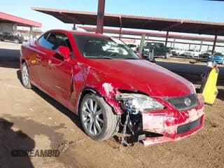 ✅ 2010 Lexus IS 250 C • VIN: JTHFF2C2XA2511737 • Lot: 41299631. Listed on IAAI with 106,411 mi. Free auction sales archive from the USA and detailed vehicle history report at DreamBid. Image 1.