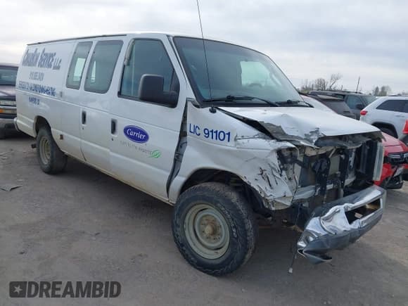 ✅ 2011 Ford Econoline Cargo Commercial • VIN: 1FTNS2EL3BDA85247 • Lot: 41841389. Listed on IAAI with 267,266 mi. Free auction sales archive from the USA and detailed vehicle history report at DreamBid. Image 1.