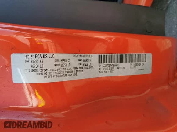 ✅ 2017 FIAT 500e • VIN: 3C3CFFGE7HT544532 • Lot: 70640495. Listed on Copart with 111,403 mi. Free auction sales archive from the USA and detailed vehicle history report at DreamBid. Image 12.