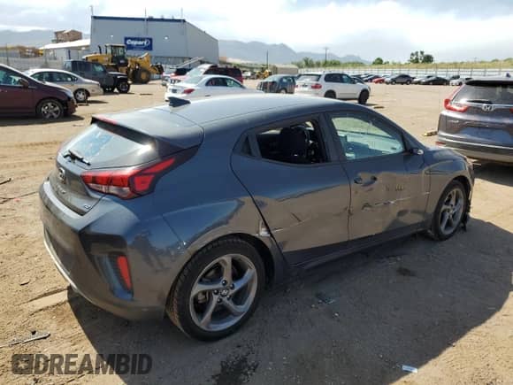 2019 Hyundai Veloster 2.0 z VIN KMHTG6AF8KU009423, wystawiony jako Copart lot #59528084 z przebiegiem 81 453 mil mil oraz Szkoda całkowita • Salvage title. Historia ofert i sprzedaży dostępna na DreamBid. Obrazek 3.