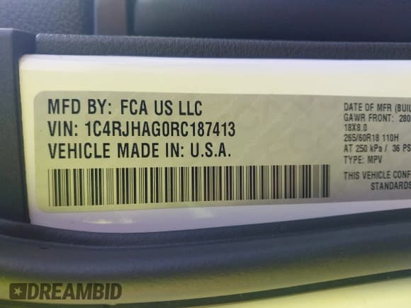 ✅ 2024 Jeep Grand Cherokee Altitude • VIN: 1C4RJHAG0RC187413 • Лот: 43536861. Опубликован ранее на IAAI с пробегом 25 305 миль. Бесплатный доступ к архиву аукционных продаж из США и подробный отчёт об истории автомобиля на DreamBid. Изображение 9.