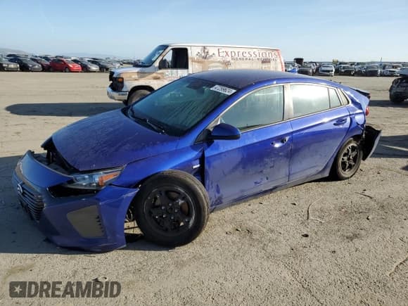 ✅ 2019 Hyundai Ioniq Blue • VIN: KMHC65LCXKU179735 • Лот: 70714204. Опубликован ранее на Copart с пробегом 123 137 миль. Бесплатный доступ к архиву аукционных продаж из США и подробный отчёт об истории автомобиля на DreamBid. Изображение 1.