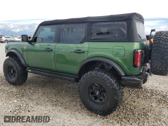 ✅ 2022 Ford Bronco • VIN: 1FMEE5DHXNLB66340 • Lot: 55065265. Listed on Copart with 18,538 mi. Free auction sales archive from the USA and detailed vehicle history report at DreamBid. Image 2.