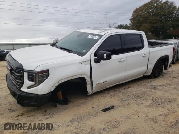 ✅ 2023 GMC Sierra 1500 AT4X • VIN: 3GTUUFEL4PG190502 • Лот: 77668724. Опубликован ранее на Copart с пробегом 27 464 миль. Бесплатный доступ к архиву аукционных продаж из США и подробный отчёт об истории автомобиля на DreamBid. Изображение 1.