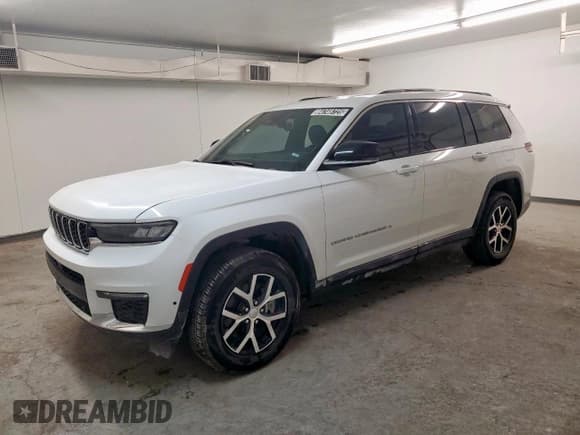 ✅ 2024 Jeep Grand Cherokee Limited • VIN: 1C4RJKBG1R8557024 • Лот: 84748725. Опубликован ранее на Copart с пробегом 24 339 миль. Бесплатный доступ к архиву аукционных продаж из США и подробный отчёт об истории автомобиля на DreamBid. Изображение 1.