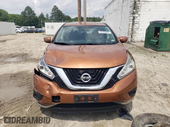 ✅ 2015 Nissan Murano Platinum • VIN: 5N1AZ2MH9FN219312 • Lot: 57233095. Listed on Copart with 135,102 mi. Free auction sales archive from the USA and detailed vehicle history report at DreamBid. Image 5.