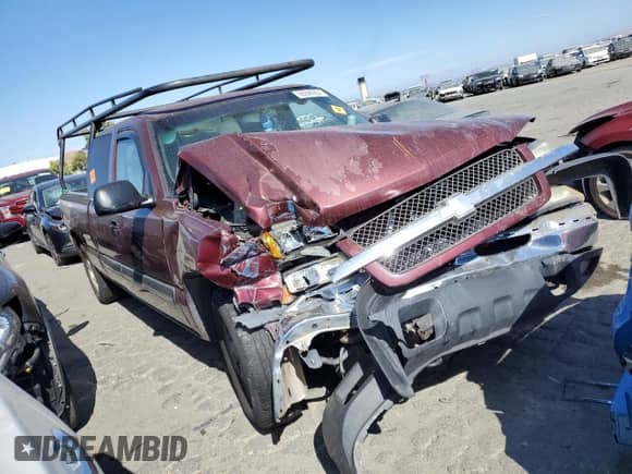 2003 Chevrolet Silverado 1500 LS with VIN 2GCEC19T931387303, listed as a Copart auction lot 65946904 with Not provided miles and Salvage title. Bid and sale history available at DreamBid. Image 4.