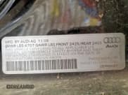 ✅ 2010 Audi A4 Premium Plus • VIN: WAUEFAFL3AN032292 • Lot: 59753905. Listed on Copart with 120,830 mi. Free auction sales archive from the USA and detailed vehicle history report at DreamBid. Image 12.