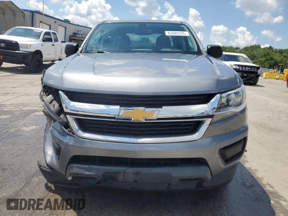 2018 Chevrolet Colorado 4WD Work Truck with VIN 1GCGTBEN2J1255024, listed as a Copart auction lot 63489795 with 60,015 mi miles and Salvage title. Bid and sale history available at DreamBid. Image 5.