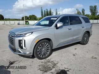 ✅ 2023 Hyundai Palisade Calligraphy • VIN: KM8R74GE8PU564540 • Лот: 78694444. Опубликован ранее на Copart с пробегом 11 661 миль. Бесплатный доступ к архиву аукционных продаж из США и подробный отчёт об истории автомобиля на DreamBid. Изображение 1.