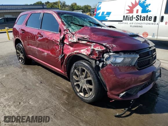 ✅ 2018 Dodge Durango GT • VIN: 1C4RDJDGXJC409311 • Lot: 84766975. Listed on Copart with 64,380 mi. Free auction sales archive from the USA and detailed vehicle history report at DreamBid. Image 4.