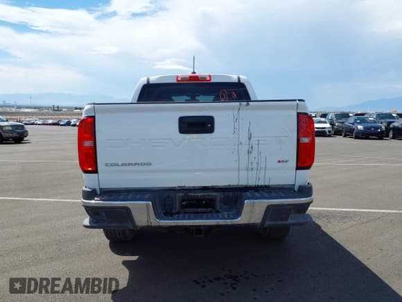 ✅ 2022 Chevrolet Colorado 4WD Work Truck • VIN: 1GCGTBEN7N1299512 • Lot: 42720023. Listed on IAAI with 41,851 mi. Free auction sales archive from the USA and detailed vehicle history report at DreamBid. Image 17.